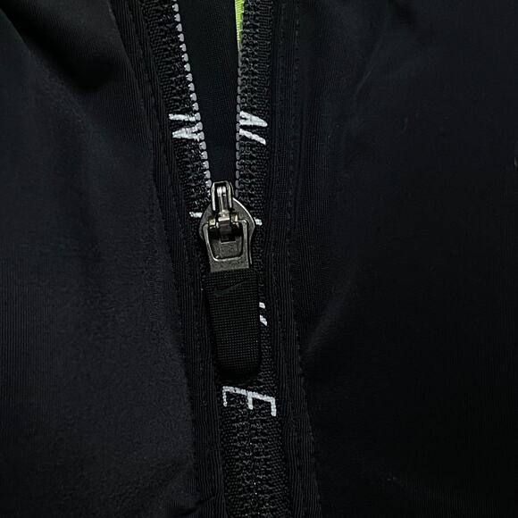 Nike Womens Shape Dri-fit Sports Bra Small Front Zip Athletic Logo Swoosh Gym - Picture 3 of 11